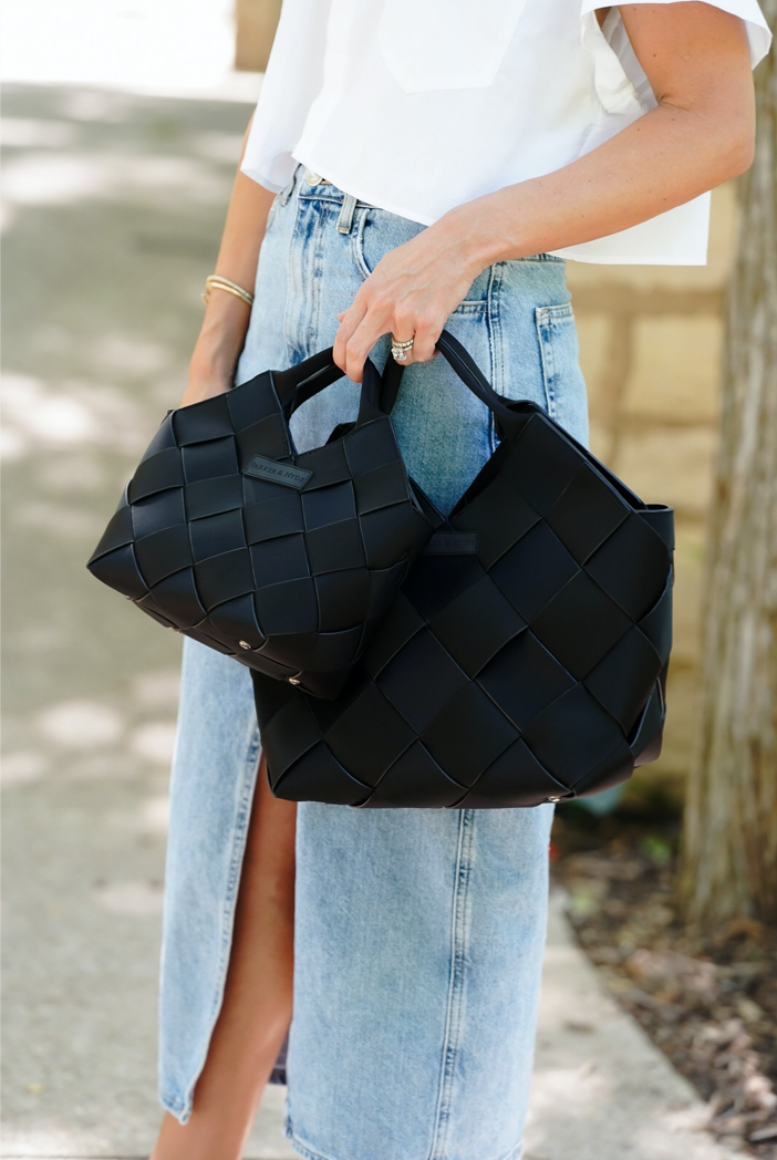 The Dallas Classic Tote in Jet Black — Parker & Hyde
